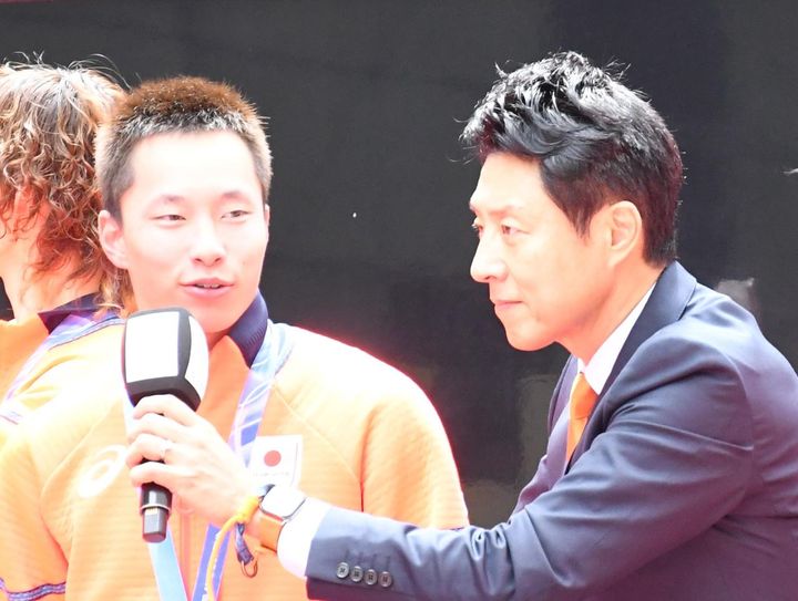 画像: 木村葵来選手（スノーボード・男子ビッグエア／金メダル）