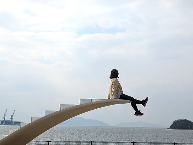 瀬戸内の景色の中に、溶け込むような感覚が味わえる