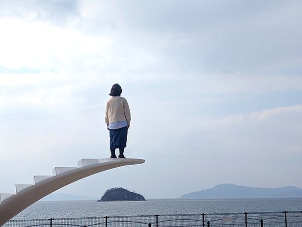 アートスポット「UMI to SORA」。コンセプトは「瀬戸内海と空をつなぐ」