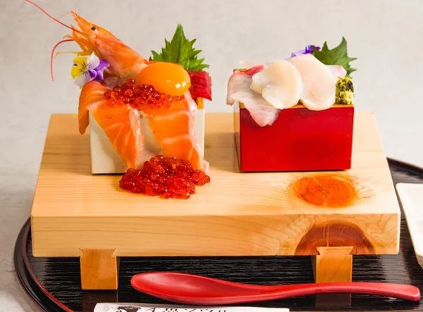 【福岡県福津市】「オ魚ソウル」に「紅白こぼれ枡海鮮丼」が登場！1日限定10食の華やかな海鮮丼