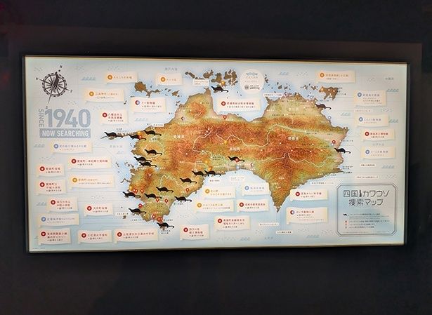四国カワウソ捜索マップ