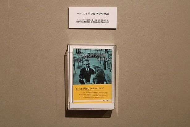 ニホンカワウソ研究の第一人者・清水栄盛さんの著書「ニッポンカワウソ物語」(愛媛新聞社)