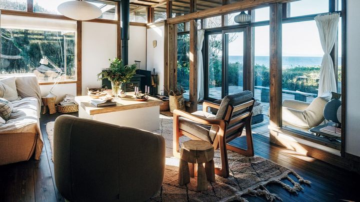 フィリップ・テリアンさん自宅のリビング