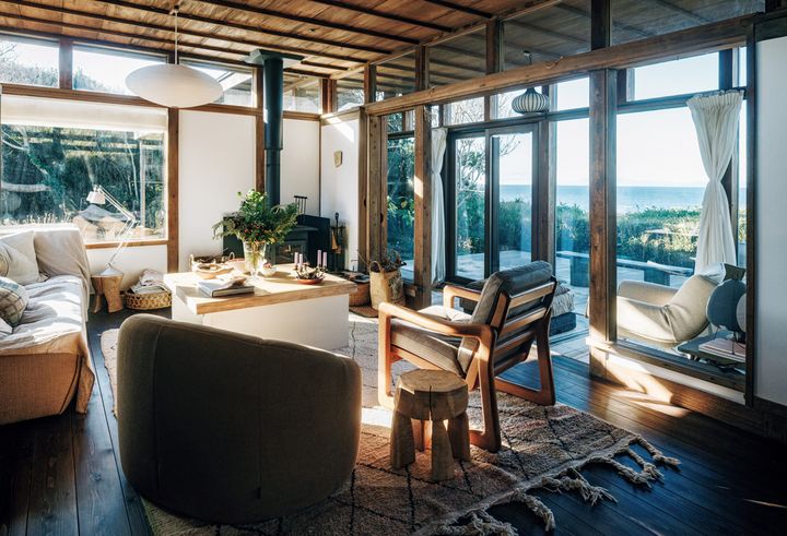 フィリップ・テリアンさん自宅のリビング