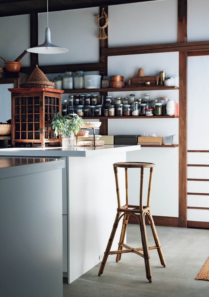 〈DAMDAM〉創業者のフィリップ・テリアン 自宅 キッチン