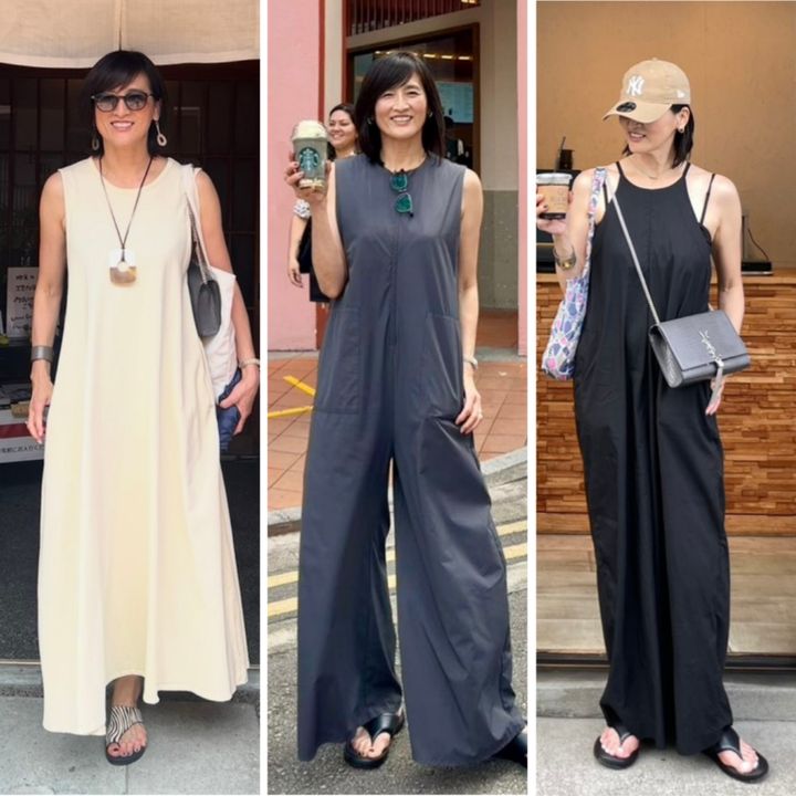 オールインワン＆ワンピース旅コーデ