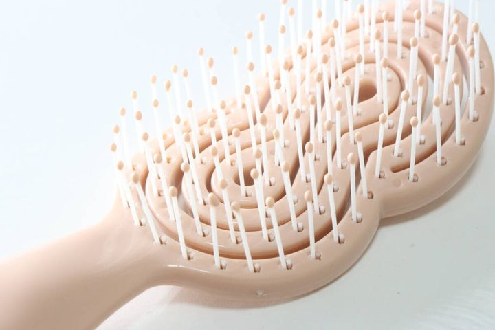 髪が乾きやすいピンヘアブラシ 形状