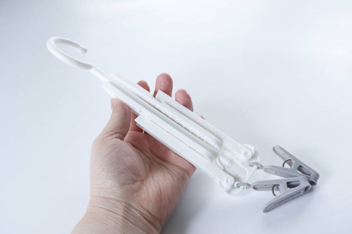 ダイソー 折り畳みシューズハンガー サイズ感