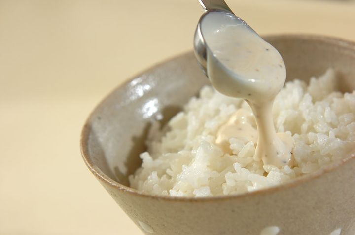 カルボナーラ風サラダ丼の作り方1