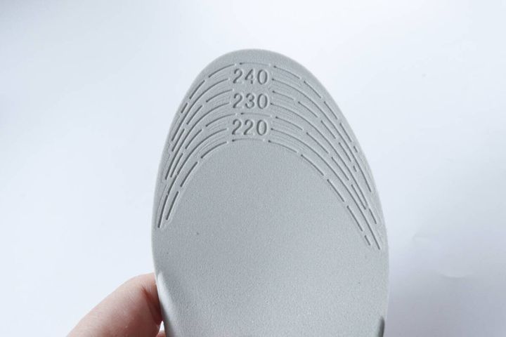 ダイソーのフラットシューズ用インソールのサイズ感