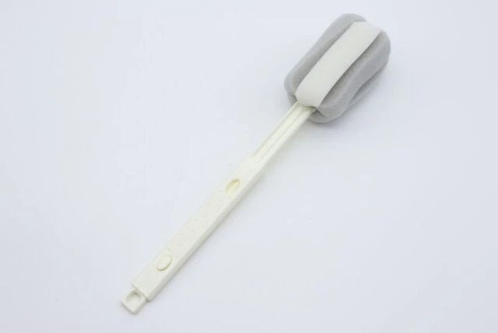 ダイソーのコップ・ボトル洗いスポンジ 2段伸縮のサイズ