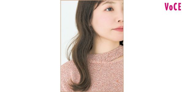 （1）の毛束を巻き終えると、こんな波ウェーブに！