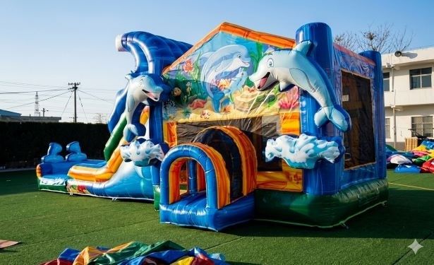 子どもが楽しく遊べる「エアー遊具」※イメージ画像