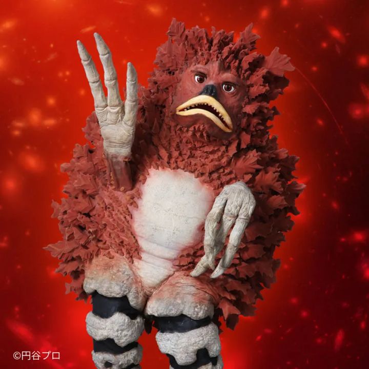 ウルトラ怪獣ピグモンのキャラクター画像。横浜赤レンガ倉庫のARアクション体験に登場する赤い怪獣が具体的にわかる画像。