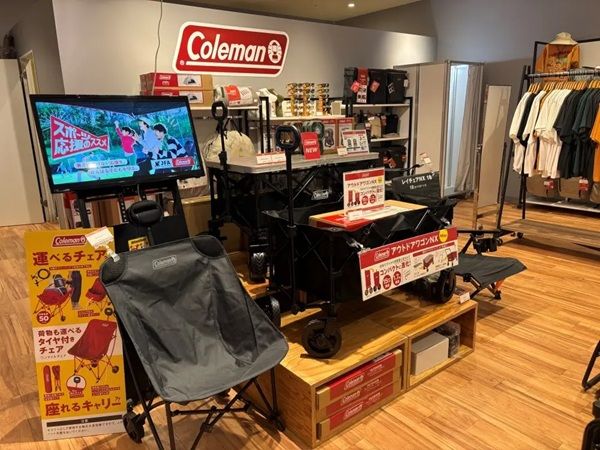 【長崎県長崎市】長崎スタジアムシティにコールマンのPOP UP STOREがOPEN！スタジアムならではセレクト