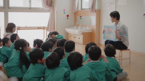 オリジナルの紙芝居で免疫ケアを推進