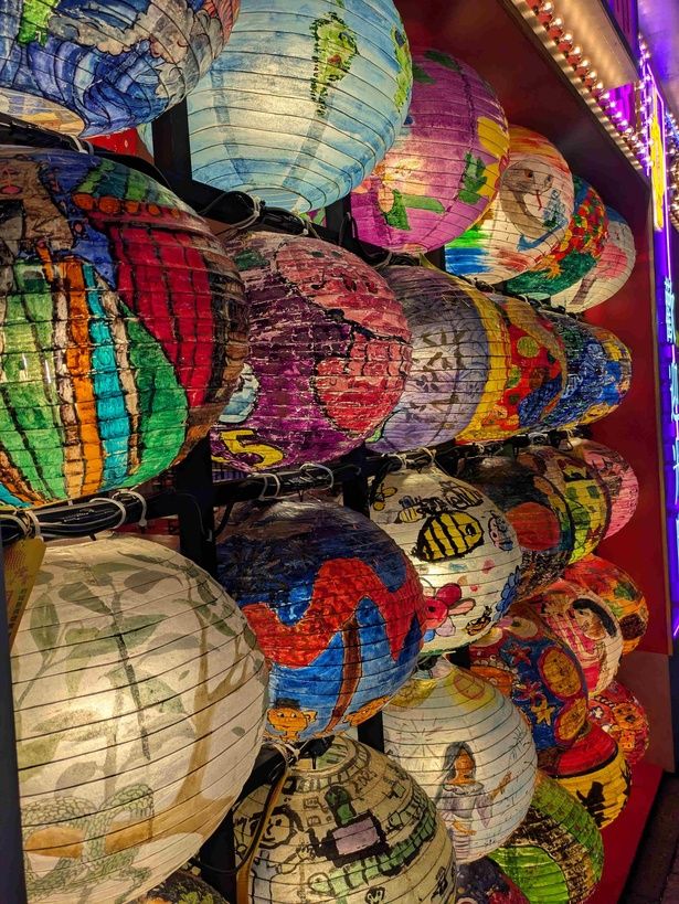 会場を彩る「台南ランタン」