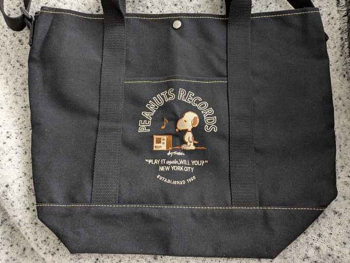 SNOOPY BOAT TOTE BAG正面全体