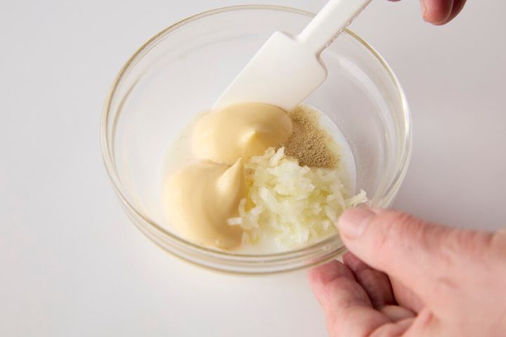 はんぺんの玉ねぎマヨチーズ焼き