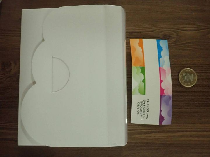 DAISO(ダイソー)：ハガキ・写真まとめて収納ボックス 180枚 仕切り3枚 インデックスシール付き