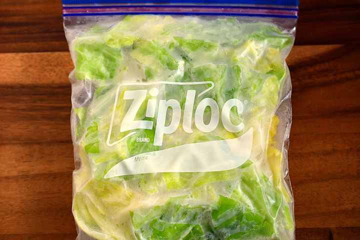 冷凍キャベツの保存