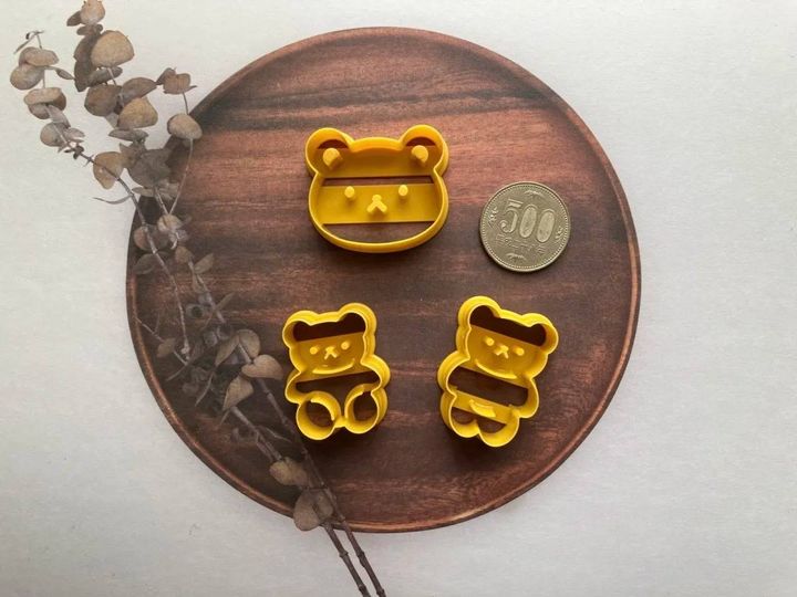 Seria(セリア)：クッキー抜型 くまセット3個入