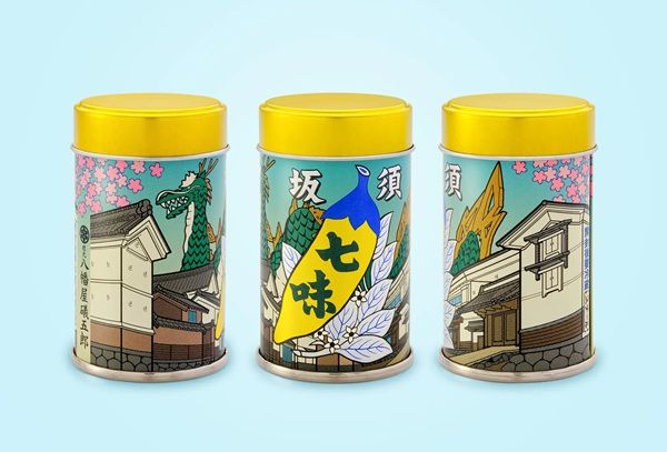 【長野県須坂市】八幡屋礒五郎が、長野県須坂市をテーマにした「須坂缶」をイオンモール須坂店で発売