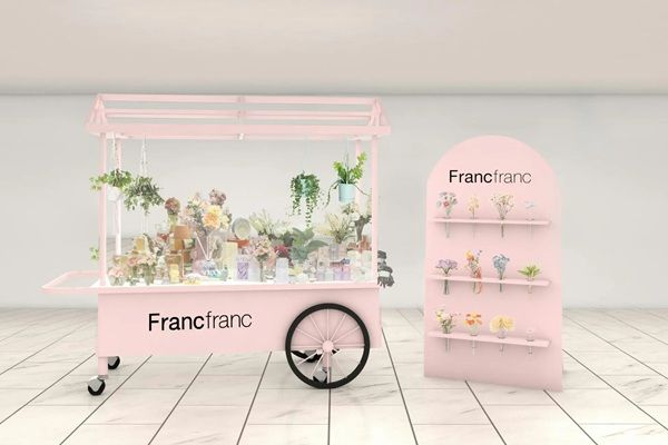 【神奈川県横浜市】Francfrancが、母の日に向けたPOP UP SHOPを開催！アートフラワーワゴンが登場