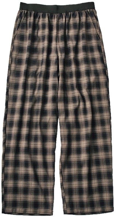 DAWNCE［ダウンス］のチェックルーズパンツ