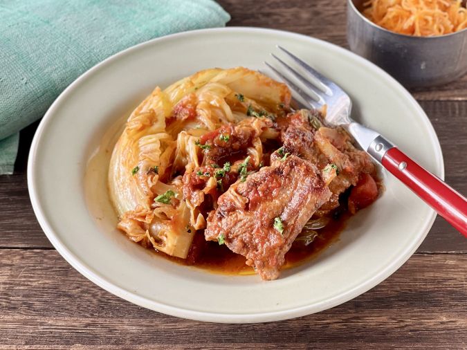 春キャベツ煮込み