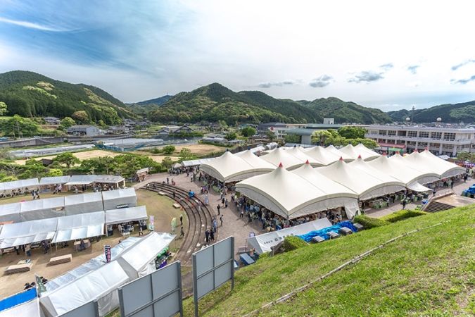 会場 俯瞰 波佐見