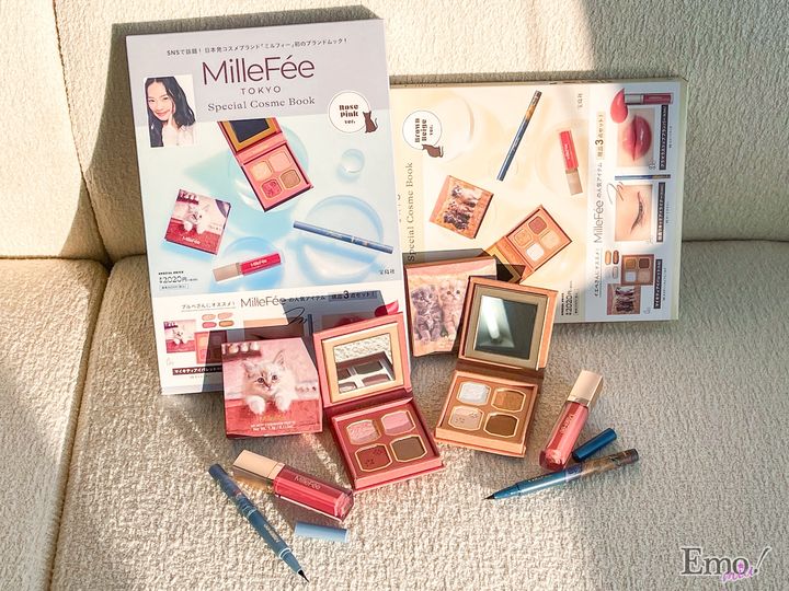 『MilleFée(ミルフィー)』で人気を誇る3つのコスメが1冊の本に！にゃんとも可愛い猫アイシャドウにちゅるんリッププランパーがイエベ・ブルベ別、2冊同時に発...