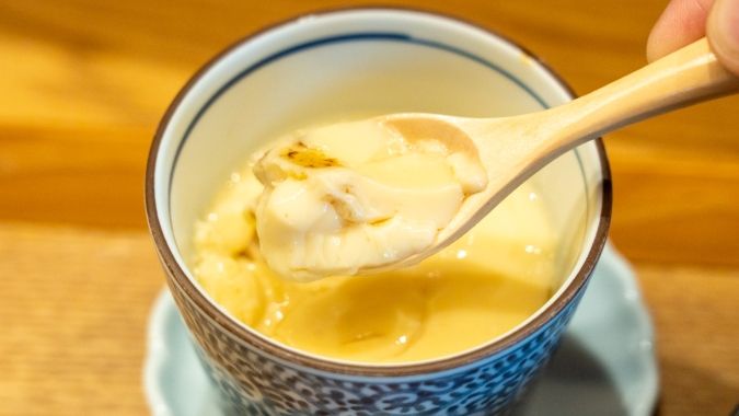 米と魚 茶碗蒸し