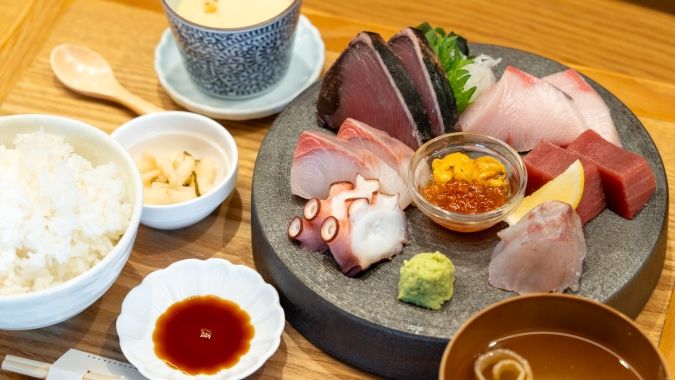 米と魚 こめさか おさしみ御膳