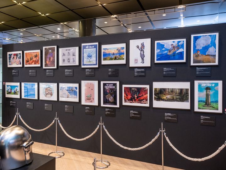 スタジオジブリとルーカスフィルムのクリエイターが双方に敬意を込めて描いた特別アート