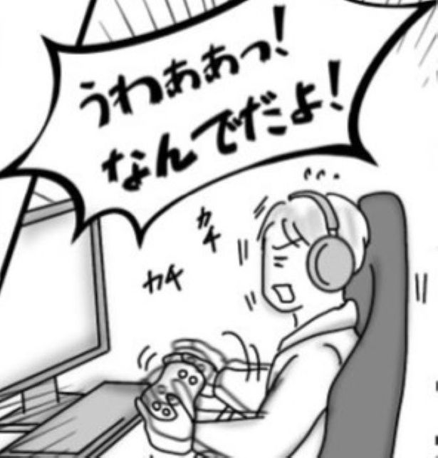 ゲームに熱中する深夜2時!! 画像提供：オムニウッチー(＠omni_uttii821)
