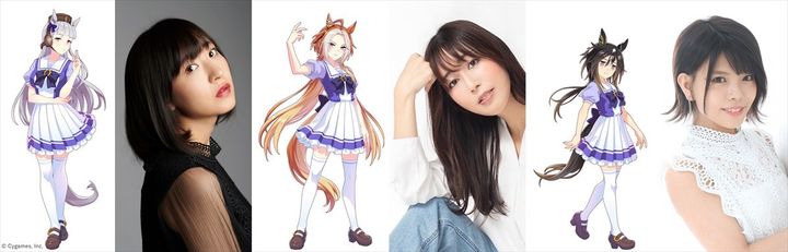 『ウマ娘のオールナイトニッポンGOLD』MCの上田瞳・日笠陽子・松田颯水 width=