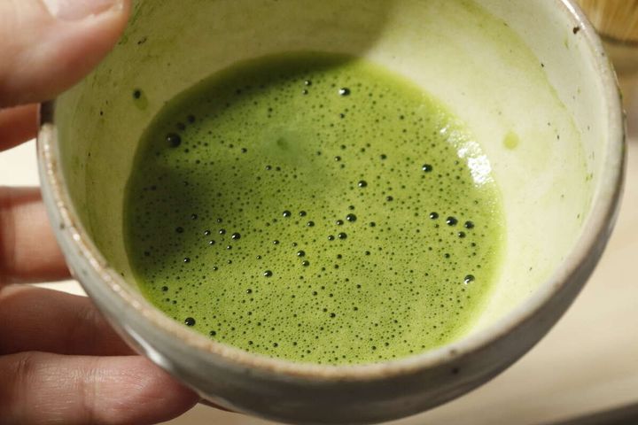 ダイソー 健祥 国産お手軽抹茶 1g×5袋入 仕上がり