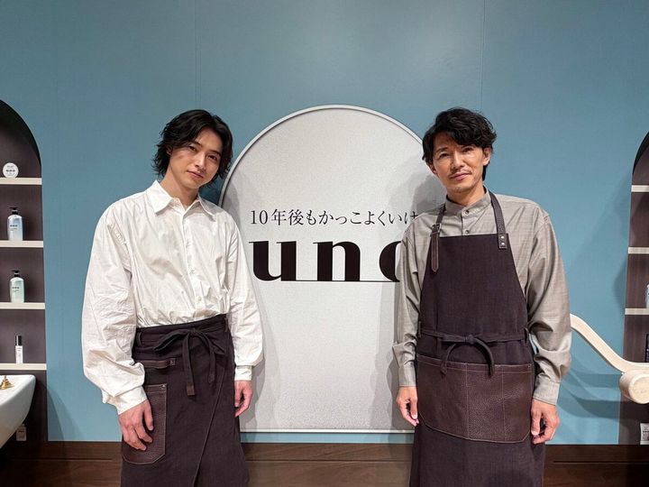 山﨑賢人＆藤木直人がヘアサロンのスタイリストとオーナーに!?【ウーノ】初のシャンプーで、今も未来も自信の持てる髪へ