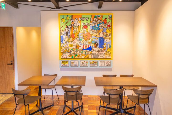 大阪城公園のそば、ピクニックセットがかわいいベーグル専門店「Palla Bagels」