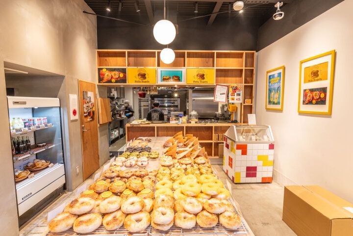 大阪城公園のそば、ピクニックセットがかわいいベーグル専門店「Palla Bagels」