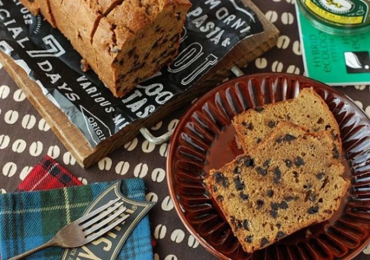 コーヒーチョコチップパウンドケーキ