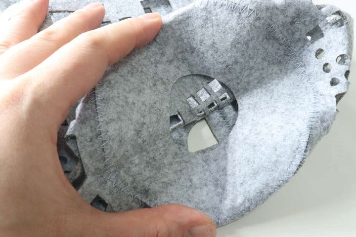 レジ袋ストッカー 取り出し口