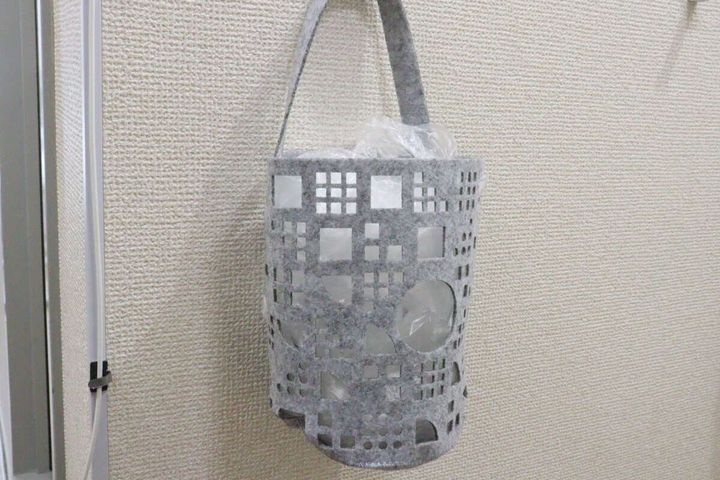 レジ袋ストッカー 使用例