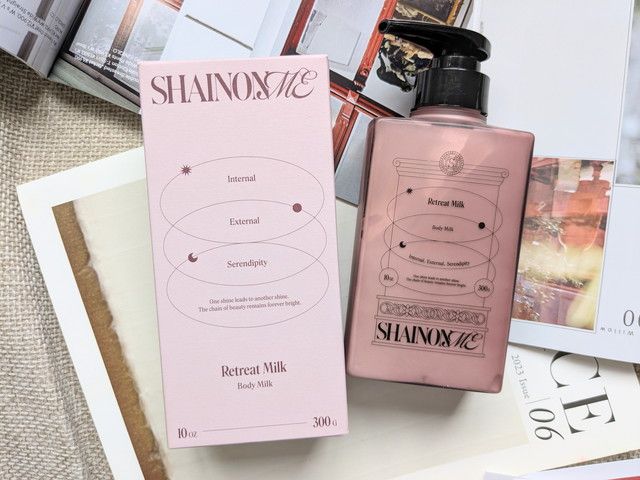 SHAINON ME Retreat Milk ボディミルク箱とボトル