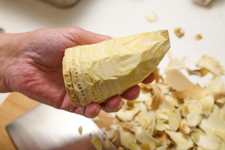 アク抜きをする