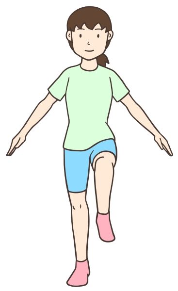 片足立ちチェック