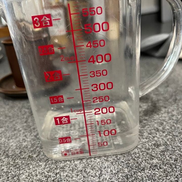 水はほんの少し