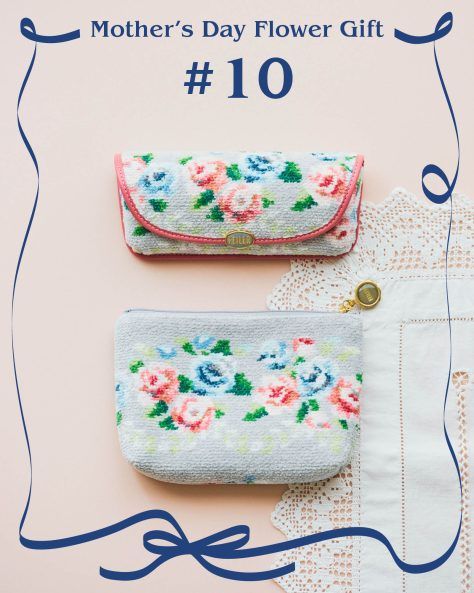 フェイラー母の日セット（メガネケース、ハンカチ） お花モチーフの母の日ギフト #10】 バッグの中身が洗練される