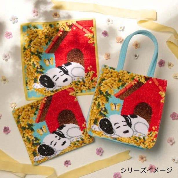 ミモザに包まれて眠る「Spring sleep」デザイン